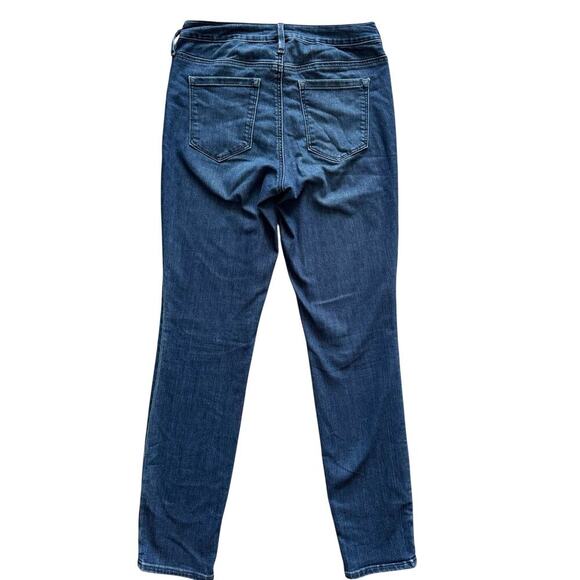 Athleta Jeans Womens 4 Blue Sculptek Skinny Stretch Denim Performance Pants - Picture 7 of 11